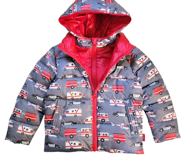 The Road Coat Rescue Collection | One Kid | Car Seat Safe Coats – Onekid