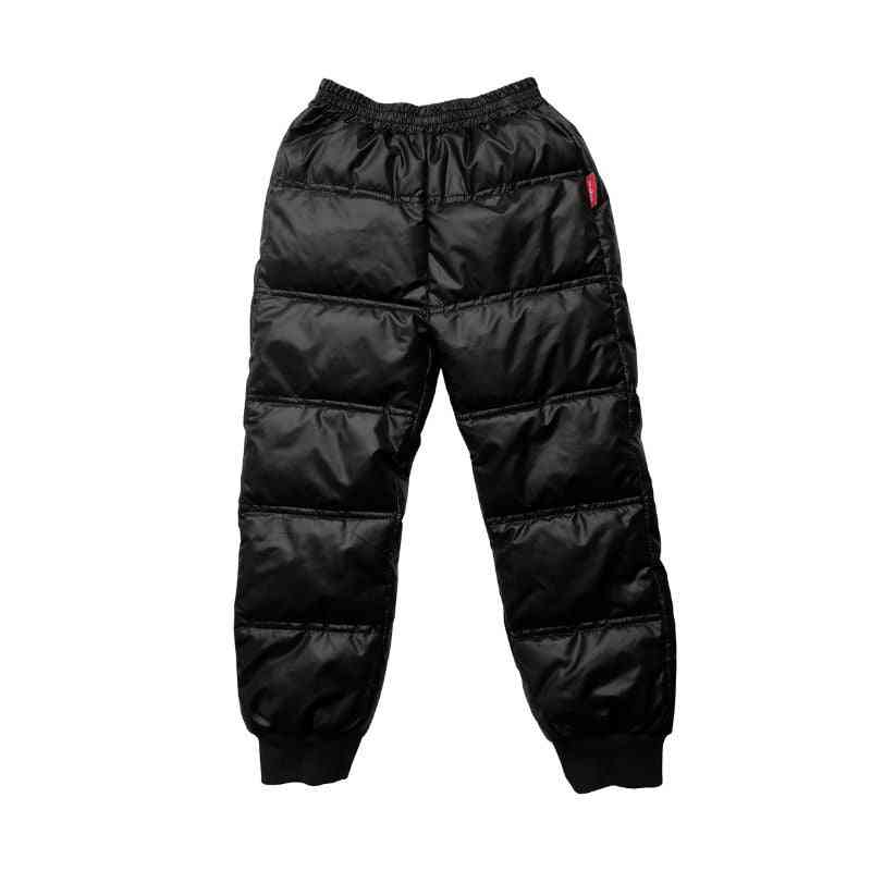 Soft Pack-able Snow Pant in Platinum – front view showing lightweight design and flexible fit for kids.