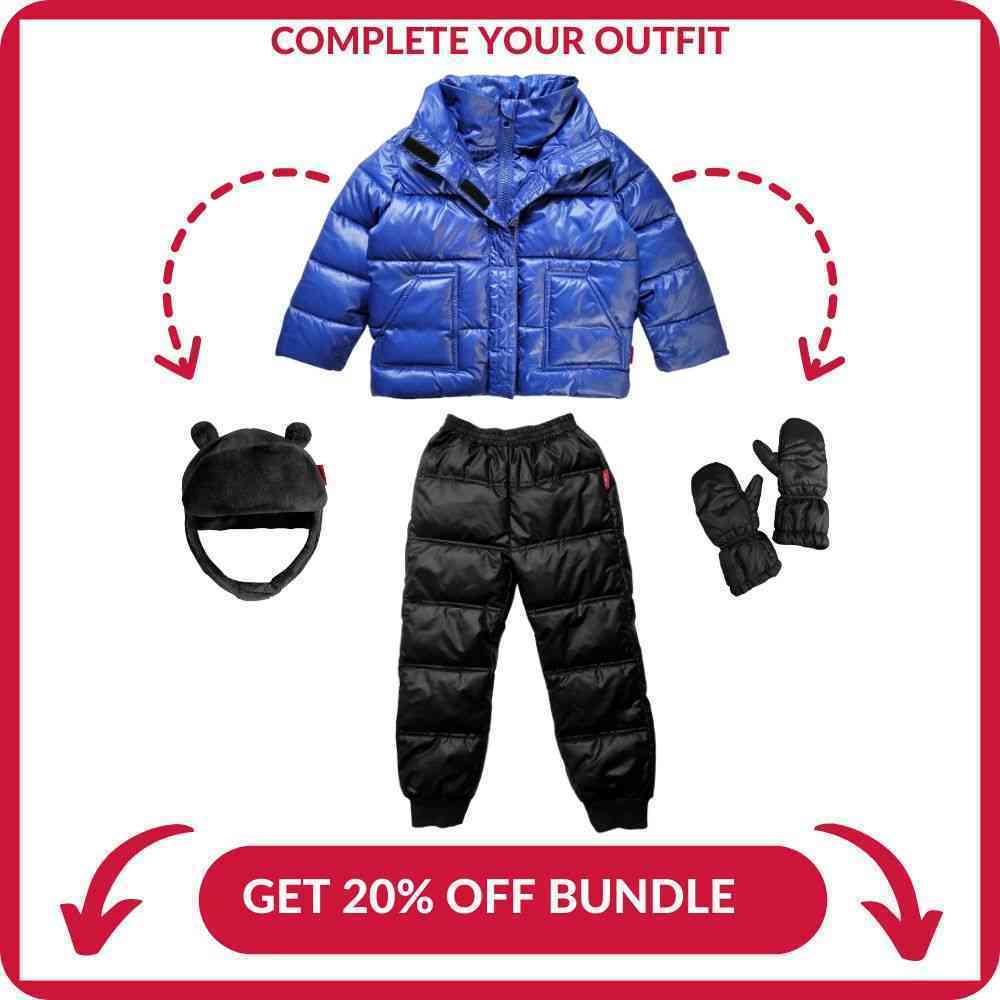 Complete outfit with Royal Blue Road Coat Vegan