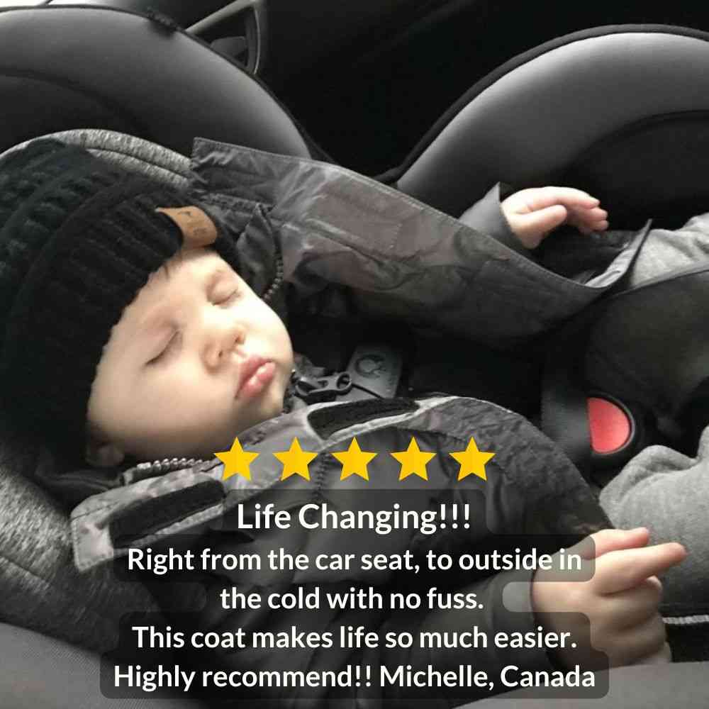 Customer review praising The Road Coat Vegan