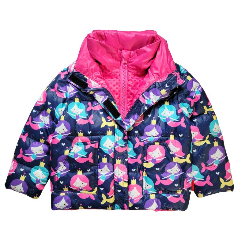 The Road Coat Vegan – Mermaid – Car Seat Coat for Kids