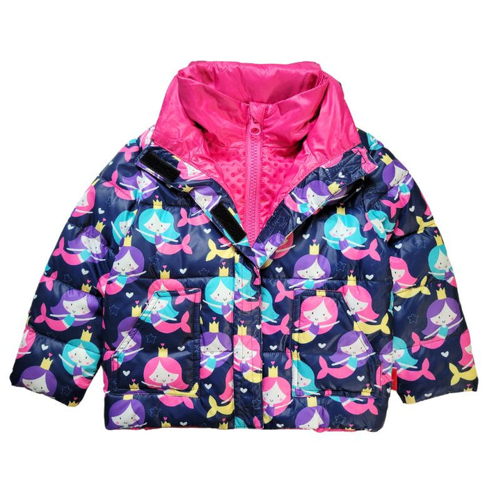 The Road Coat Vegan – Mermaid – Car Seat Coat for Kids