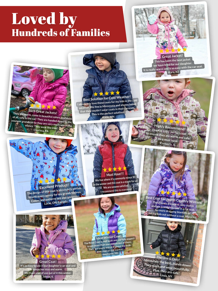 Car Seat Coat | The Road Coat Down - Rescue Print