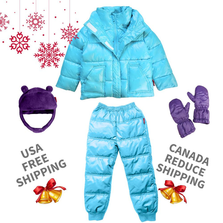 Winter Snuggle-Up 4 Pieces Gift Set Vegan Aqua