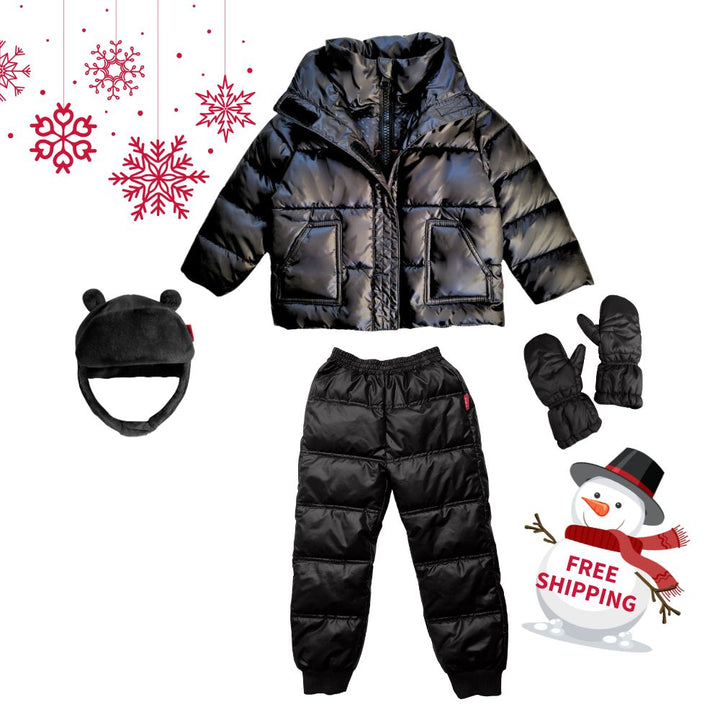 Winter Snuggle Up 4-Pieces Gift Set – Road Coat Vegan Purple | Car Seat Coat Bundle