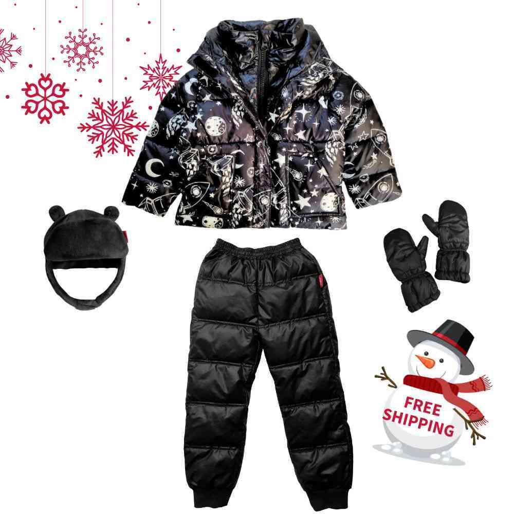 Winter Snuggle-Up 4 Pieces Gift Set Vegan  Rocketship