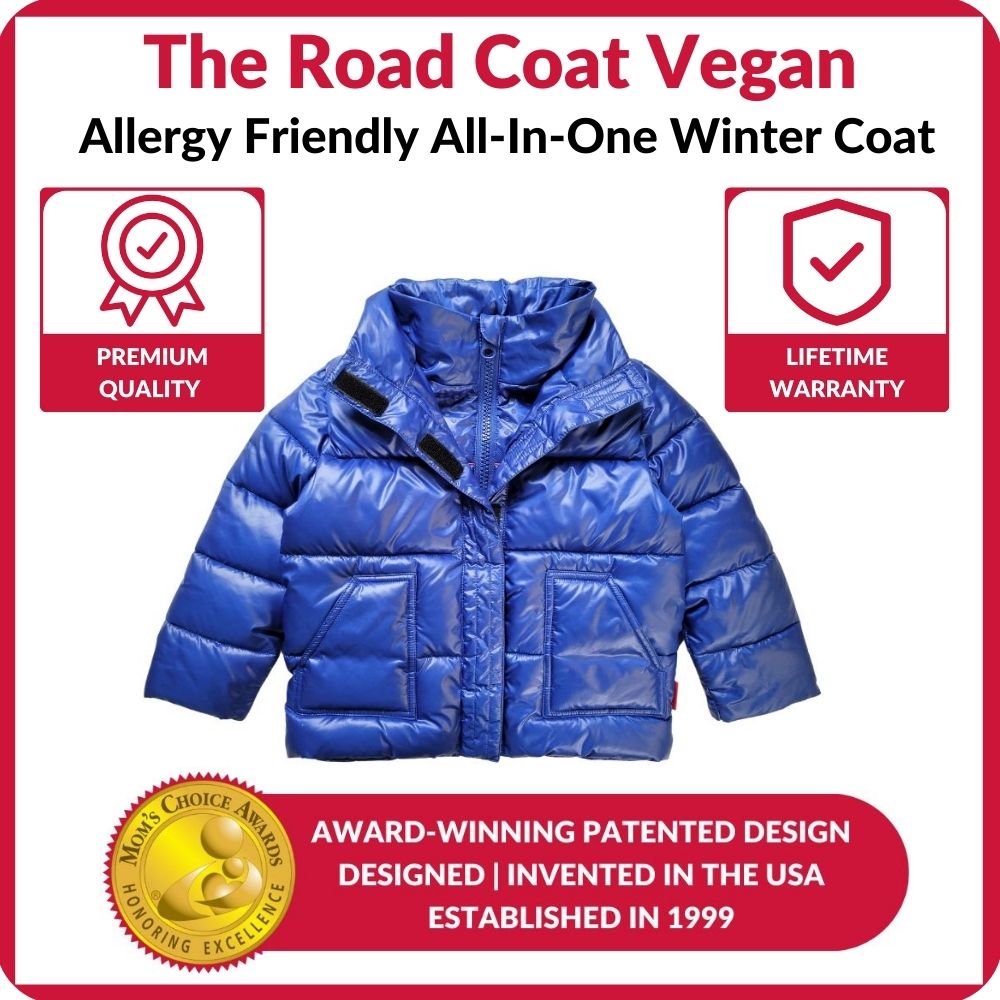 Award-winning Royal Blue Road Coat Vegan