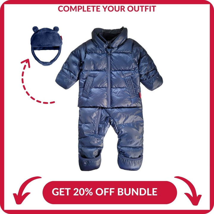 Navy snow suit with bundle offer