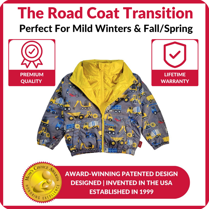 The Road Coat Transition with premium quality badge