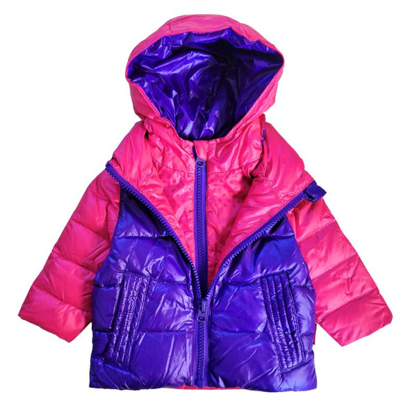 Car Seat Coat | One Kid Road Coat Down – Fuchsia/Purple – Onekid