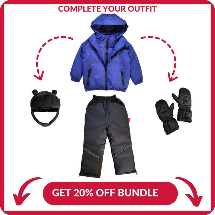 Complete outfit with Royal Blue Road Coat Arctic