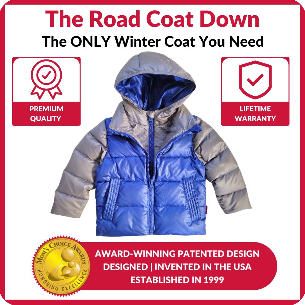 Blue kids coat online