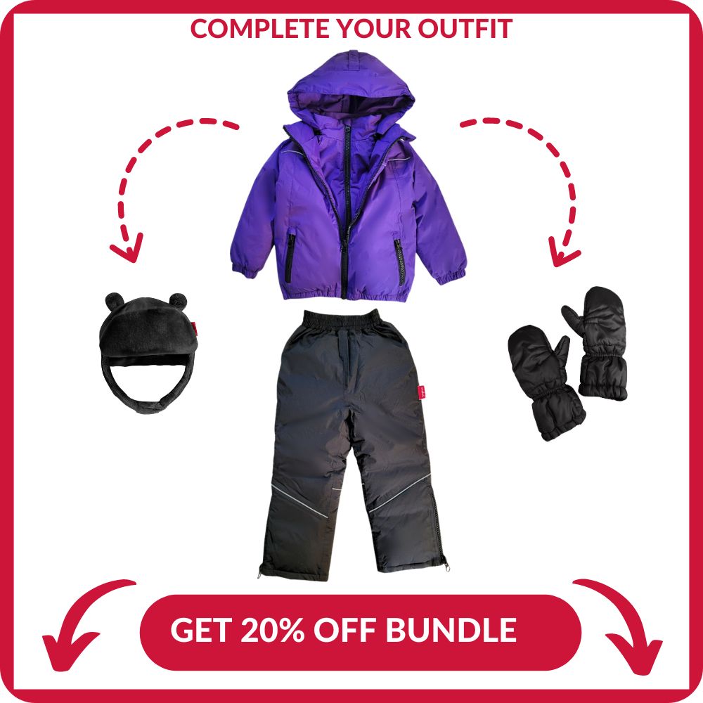 Complete outfit with purple coat bundle