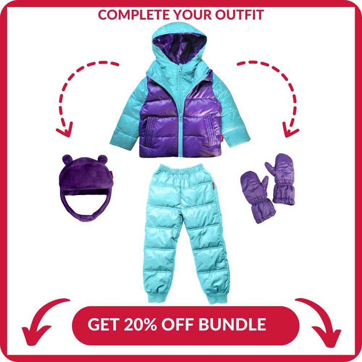 Aqua and purple Road Coat outfit bundle