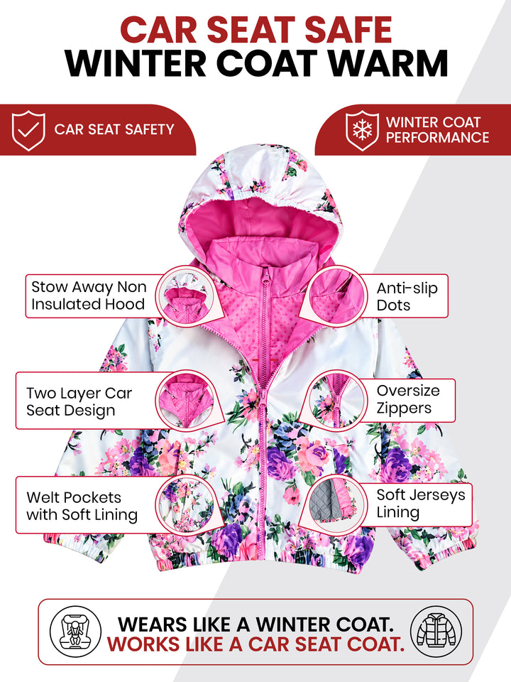 Car Seat Coat | The Road Coat Transition - Floral Print