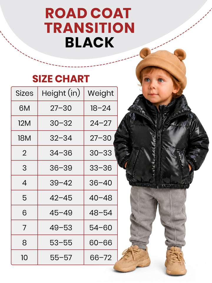 Car Seat Coat | The Road Coat Transition - Black