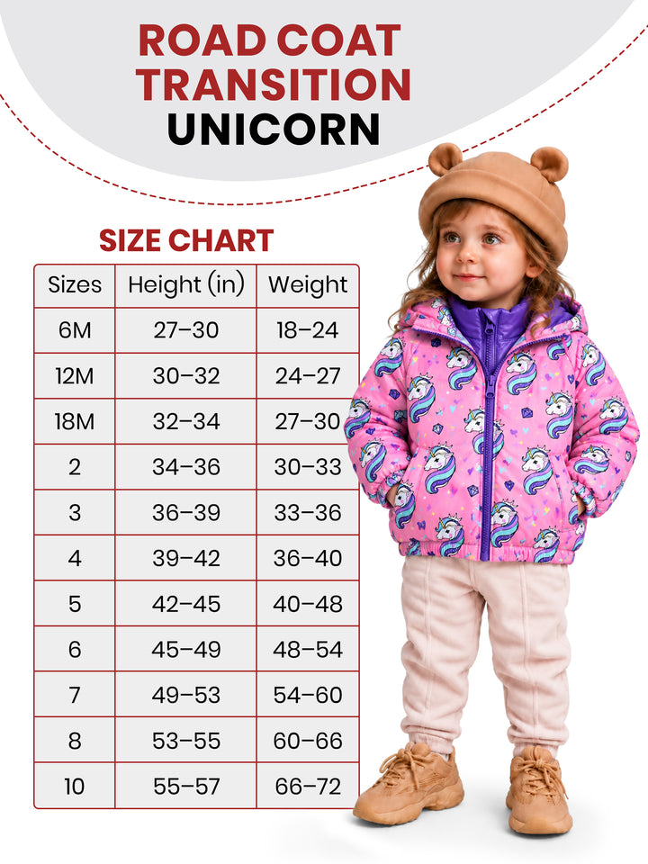 Car Seat Coat | The Road Coat Transition - Unicorn Print