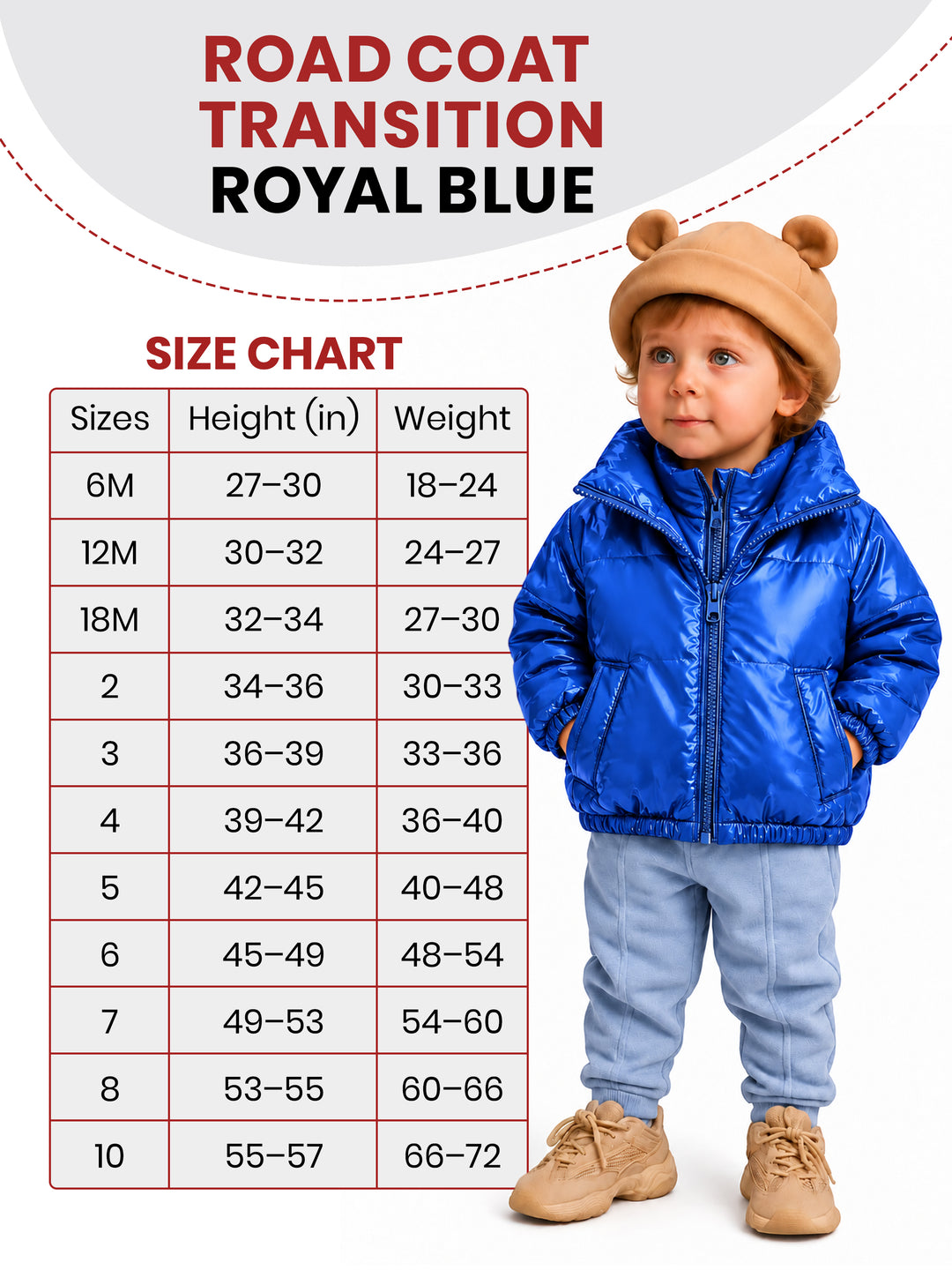 Car Seat Coat | The Road Coat Transition - Royal Blue