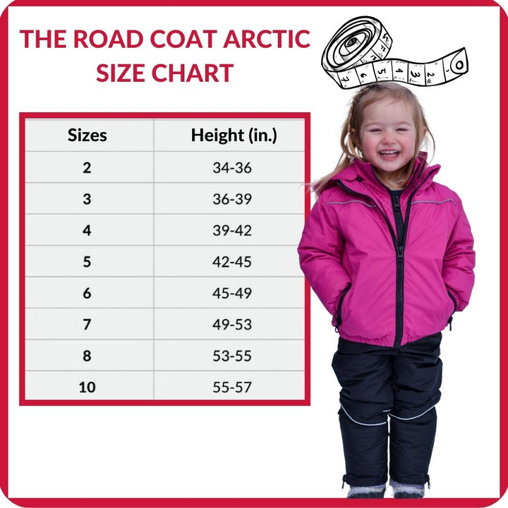 Winter Snuggle Up 4-Pieces Gift Set – Road Coat Arctic Fuchsia | Car Seat Coat Bundle