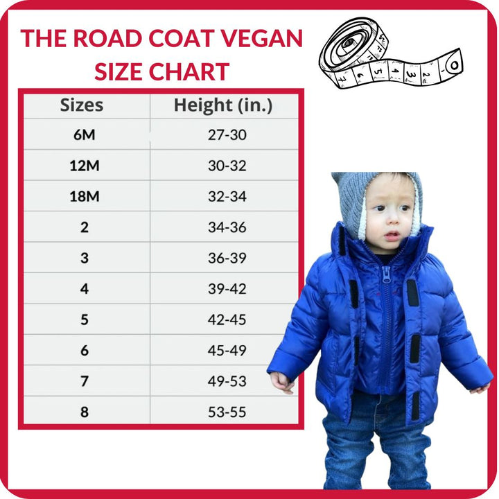 The Road Coat Vegan - Royal Blue