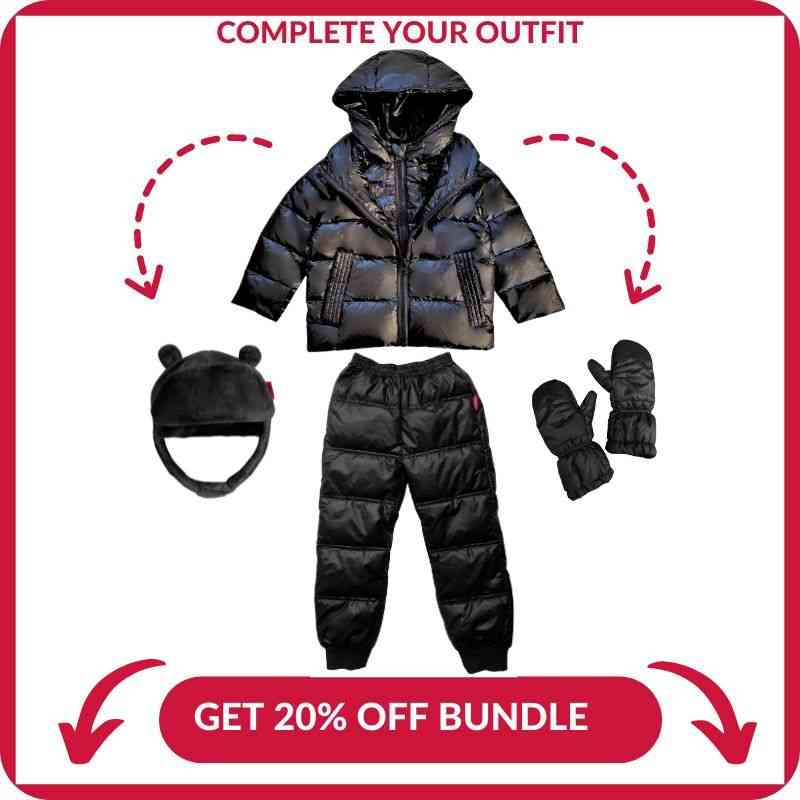 The Road Coat Down bundle offer with accessories