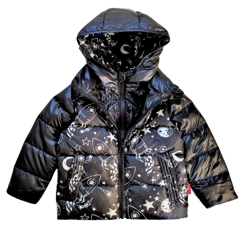 The Road Coat Down Rocketship with space-themed design