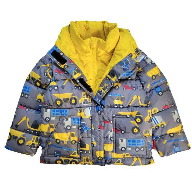 The Road Coat Vegan – Construction – Car Seat Coat for Kids