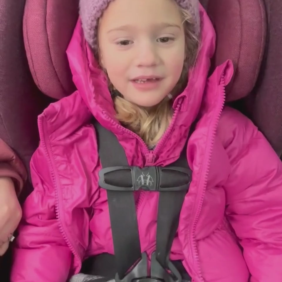 The Road Coat Down - Lilac  Toddler coat, Car seat coat, Coat