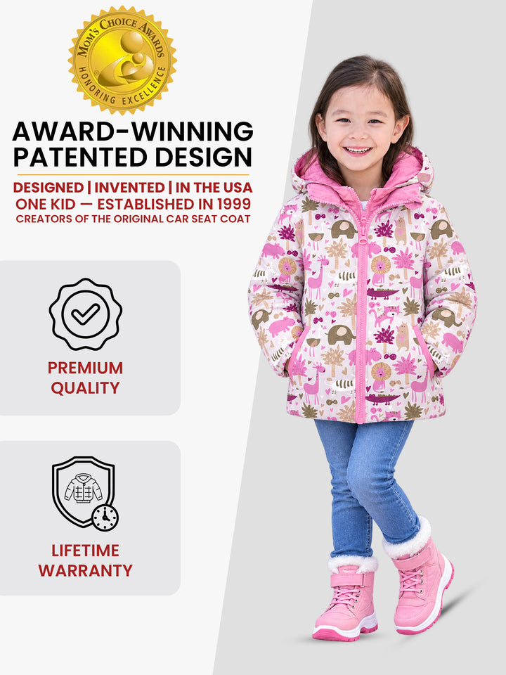 The Road Coat Down - Safari - Award-Winning Patented Kids Coat