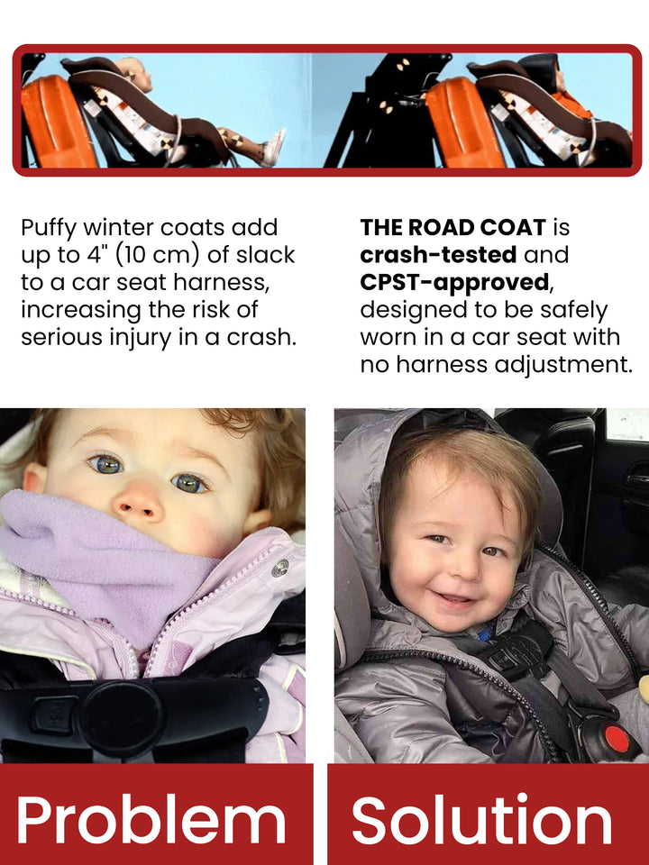 The Road Coat Down - Car Seat Safety Problem and Solution